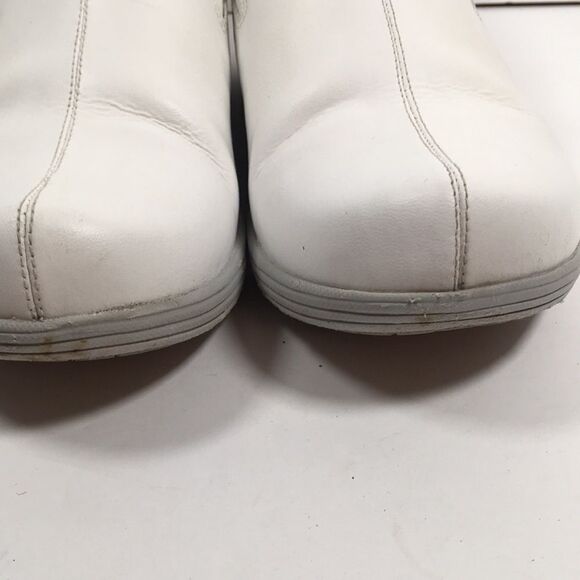 DANSKO Work Wonders Women's EU 41 US 10.5 Shoes White Leather Closed Heel Clogs - Picture 10 of 14